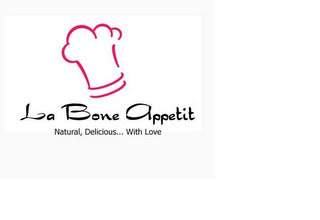 LA BONE APPETIT NATURAL, DELICIOUS... WITH LOVE logo