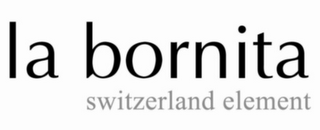 LA BORNITA SWITZERLAND ELEMENT logo