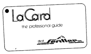 LA CARD THE PROFESSIONAL GUIDE DIV. OF SENTIER logo