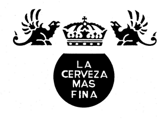 LA CERVEZA MAS FINA logo
