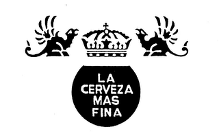 LA CERVEZA MAS FINA logo