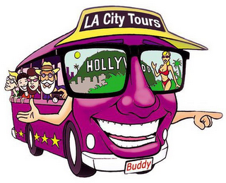 LA CITY TOURS HOLLYWOOD BUDDY logo