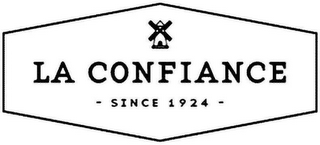 LA CONFIANCE - SINCE 1924 - logo