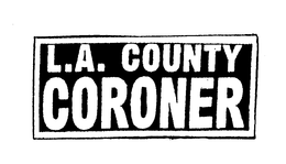 L.A. COUNTY CORONER logo