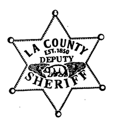 LA COUNTY DEPUTY SHERIFF EST. 1850 logo