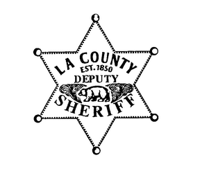 LA COUNTY EST. 1850 DEPUTY SHERIFF logo