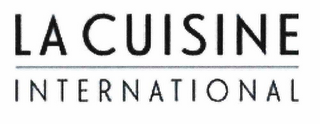 LA CUISINE INTERNATIONAL logo
