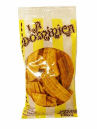 LA DOMINICA IN STYLIZED BROWN FONT WITH YELLOW OUTLINE logo