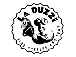 LA DUZZI FINE COFFEES AND TEAS logo