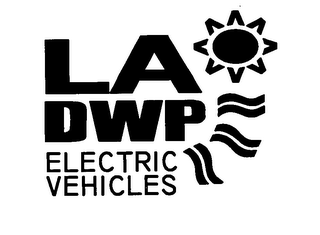 LA DWP ELECTRIC VEHICLES logo