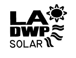 LA DWP SOLAR logo