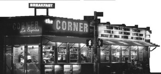 LA ESQUINA THE CORNER BREAKFAST TACOS TORTA CERVEZA BURGERS SANDWICHES COFFEE BEER BREAKFAST LUNCH DINNER AIR CONDITIONED CLEVELAND ONE WAY logo