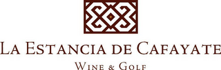 LA ESTANCIA DE CAFAYATE WINE & GOLF logo