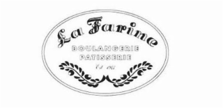 LA FARINE BOULANGERIE PATISSERIE EST. 1977 logo