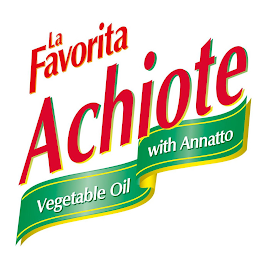 LA FAVORITA ACHIOTE VEGETABLE OIL WITH ANNATTO logo