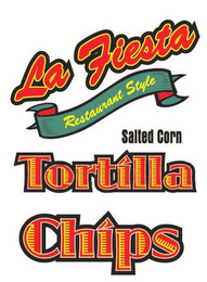 LA FIESTA RESTAURANT STYLE SALTED CORN TORTILLA CHIPS logo
