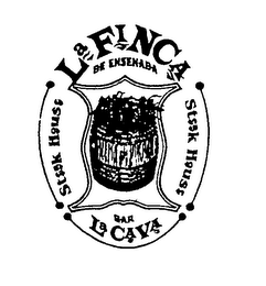LA FINCA DE ENSENADA LA CAVA BAR STEAK HOUSE logo