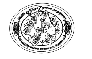 LA FLOR DOMINICANA MADE WITH PRIDE IN THE DOMINICAN REPUBLIC logo