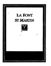 LA FONT ST MARTIN logo