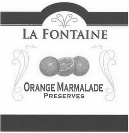 LA FONTAINE ORANGE MARMALADE PRESERVES logo