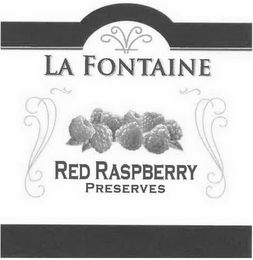 LA FONTAINE RED RASPBERRY PRESERVES logo
