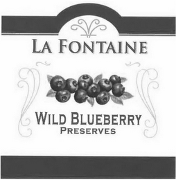 LA FONTAINE WILD BLUEBERRY PRESERVES logo