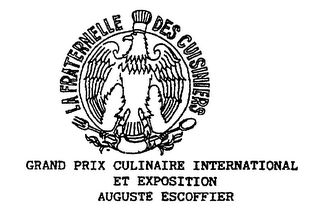 LA FRATERNELLE DES CUISINIERS GRAND PRIX CULINAIRE INTERNATIONAL ET EXPOSITION AUGUSTE ESCOFFIER logo