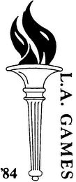 LA GAMES logo