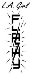 L.A. GIRL FLASHY logo