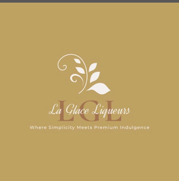LA GLACE LIQUEURS LGL WHERE SIMPLICITY MEETS PREMIUM INDULGENCE logo