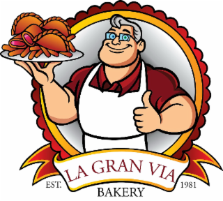 LA GRAN VIA BAKERY EST. 1981 logo