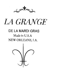 LA GRANGE DE LA MARDI GRAS MADE IN U.S.A NEW ORLEANS, LA logo