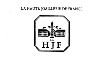 LA HAUTE JOAILLERIE DE FRANCE LA HJF logo