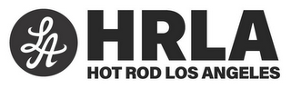 LA HRLA HOT ROD LOS ANGELES logo