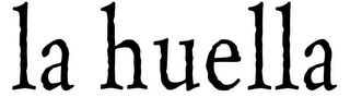 LA HUELLA logo