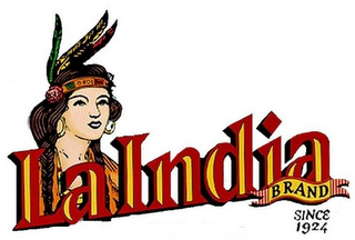 LA INDIA BRAND SINCE 1924 KEEP FRESH. logo