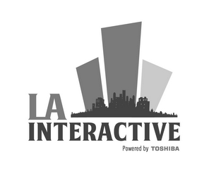 LA INTERACTIVE POWERED BY TOSHIBA logo