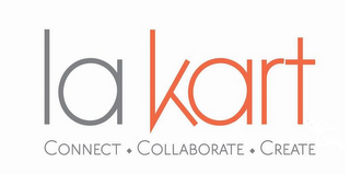 LA KART CONNECT · COLLABORATE · CREATE logo