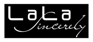 LA LA SINCERELY logo