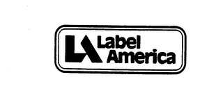 LA LABEL AMERICA logo