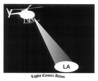LA LIGHTS CAMERA ACTION logo