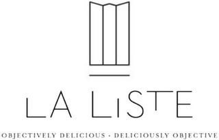 LA LISTE OBJECTIVELY DELICIOUS . DELICIOUSLY OBJECTIVE logo