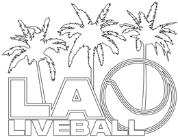 LA LIVE BALL logo