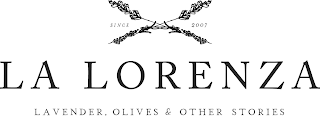 LA LORENZA LAVENDER, OLIVES & OTHER STORIES SINCE 2007 logo