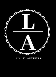 LA LUXURY ARTISTRY logo