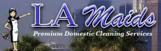 LA MAIDS PREMIUM DOMESTIC CLEANING SERVICES logo