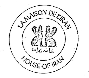 LA MAISON DE L'IRAN HOUSE OF IRAN logo