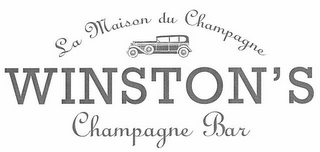 LA MAISON DU CHAMPAGNE WINSTON'S CHAMPAGNE BAR logo