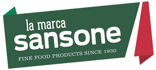 LA MARCA SANSONE FINE FOOD PRODUCTS SINCE 1930 logo