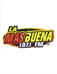 LA MASBUENA 107.1 FM logo